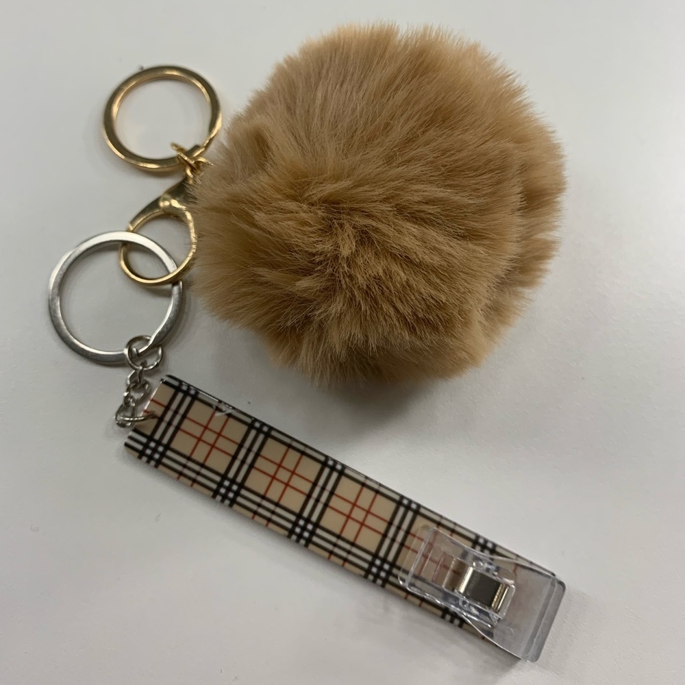 Credit Card Grabber With Pom Pom